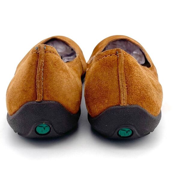 Merrell Avesso Suede Slip On Shoes Ballet Flats in Oak Cognac Women’s Size 7.5 - Picture 9 of 16
